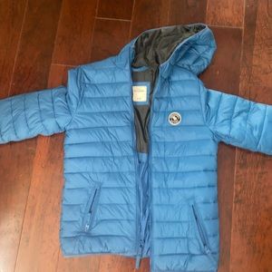 Abercrombie Kids Puffer Jacket Blue Kids SZ XL